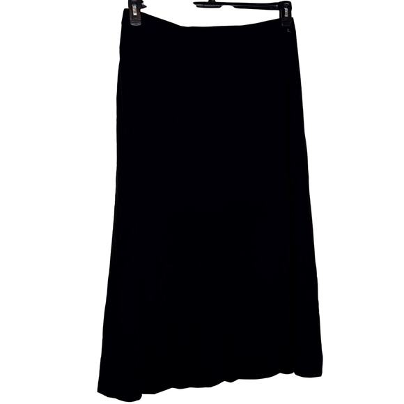 Halogen Midi Skirt Black Women’s Size Large Back Zip Stretch NWOT - Picture 2 of 9